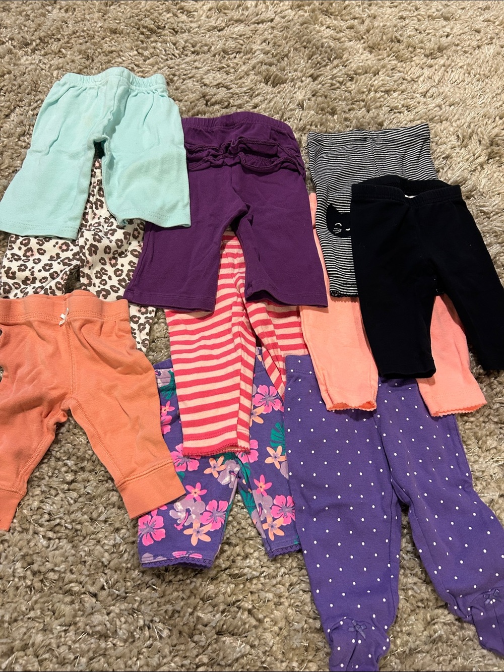 10 pair of 3 month leggings